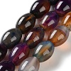 Natural Agate(Dyed & Heated) Beads Strands G-M446-D01-01A-2