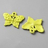 Baking Painted Alloy Pendants FIND-TAC0011-82H-1