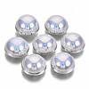 ABS Plastic Imitation Pearl Sewing Buttons BUTT-S005-12mm-01S-1