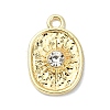 Alloy Clear Rhinestone Pendants PALLOY-S188-09G-01-1