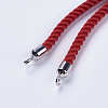 Nylon Twisted Cord Bracelet Making MAK-F018-01P-RS-5