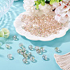 80Pcs AB Color Plated Glass Beads EGLA-TA0013-18-6