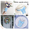 15 Yards 3 Styles Polyester Cloud Printed Grosgrain Ribbons OCOR-OC0001-76-5