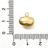 Brass Oval Charms KK-S508-02G-3