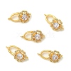 SHEGRACE Bras Micro Pave Clear Cubic Zirconia Fold Ovar Clasps XGRQ5F031-807GB-1