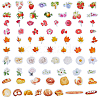 CRASPIRE 5 Sets 5 Styles PVC Plastic Bottle Self Adhesive Decorative Stickers STIC-CP0001-06-1