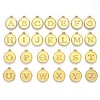Alloy Pendant Cabochon Settings For Enamel PALLOY-YW0001-10KCG-1