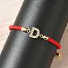 Adjustable Nylon Cord Bracelets X-BJEW-C096-01G-04-3