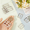 8Pcs 4 Styles Alloy Slider Buckles FIND-GF0007-01P-3
