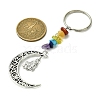 Tibetan Style Alloy Keychain KEYC-JKC01080-3