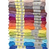 16Bundles 16 Colors Hand-woven Embroidery Cotton Threads PW-WGBC0D6-01-4