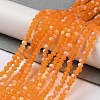 Transparent Glass Beads Strands EGLA-A044-T2mm-MB05-2