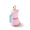 Alloy Enamel Pendants AL-CBA02ED-02G-B-2