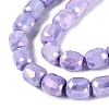 Anti-Tarnish Electroplate Glass Beads Strands EGLA-N027-03A-10-3