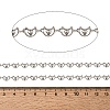 304 Stainless Steel Moon Link Chains CHS-K026-01E-P-3