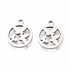 Non-Tarnish 201 Stainless Steel Charms STAS-A047-15P-1