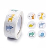 8 Patterns Paper Thank You Gift Sticker Rolls X-STIC-E001-09-1