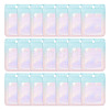 60Pcs Rectangle Glitter Holographic Plastic Resealable Packaging Bags ABAG-TA0001-97A-03-2