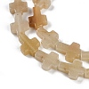 Natural Topaz Jade Beads Strands G-I369-A10-02-4