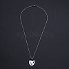 Non-Tarnish 201 Stainless Steel Pendants Necklaces NJEW-S105-JN716-45-1-2