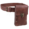 Woman's PU Leather Outdoors Cell phone Waist Bag AJEW-WH0504-39A-1