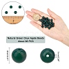 Natural Green Onyx Agate Beads Strands G-AR0002-37-2