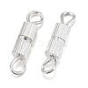 Brass Screw Clasps KK-TAC0002-68A-S-1