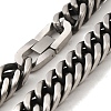 304 Stainless Steel Curb  Chain Necklaces NJEW-Q337-05E-AS-2