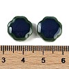 Two Tone Crackle Glass Beads GLAA-Z007-11D-4