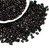 Picasso Spray Painted Glass Seed Beads SEED-T006-04-14-3