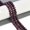 Natural Gemstone Ruby Round Beads Strands G-O017-6.5mm-06-3