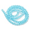 Transparent Electroplate Glass Beads Strands LS-GLAA-F029-2mm-C20-2
