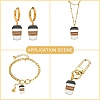 Alloy Enamel Pendants ENAM-CJC0002-32G-6