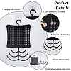 Plastic Wall Mounted Multi-purpose Jewelry Storage Hanging Rack EDIS-WH0029-91A-3