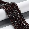 Baking Paint Imitation Jade Glass Bead Strands X-DGLA-A034-J6MM-A11-2