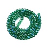 Electroplate Glass Beads Strands EGLA-A044-T4mm-L18-3