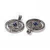 Natural Lapis Lazuli Pendants G-L524-05AS-06-3