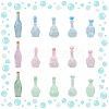 SUPERFINDINGS 30Pcs 15 Styles Dummy Bottle Transparent Resin Cabochon RESI-FH0001-52-1