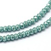 Faceted Rondelle Full Rainbow Plated Electroplate Glass Beads Strands EGLA-M004-2mm-A15-3