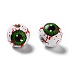 Halloween Spray Painted Wood Beads WOOD-C002-07-3