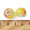 Two Tone Glass European Beads GPDL-K003-01B-3