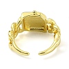 Brass Open Cuff Rings RJEW-B051-26G-3