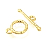 Brass Toggle Clasps KK-B121-06G-3