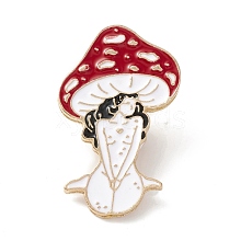 Mushroom Girl Enamel Pin JEWB-K053-35KCG