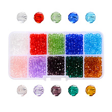 Transparent Glass Beads FPDL-S015-04A-01-B