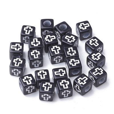 Craft Style Acrylic Beads MACR-Q226-01B-1