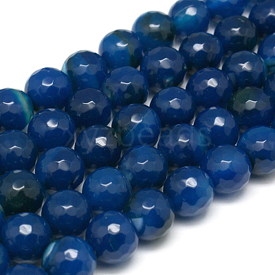 Natural Agate Beads Strands G-S042-10mm-5-1
