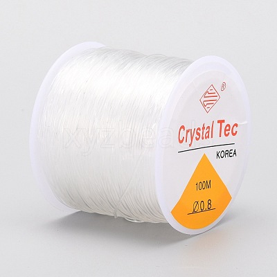 Round Crystal Elastic Stretch Thread EW-Z001-C03-0.8mm-1