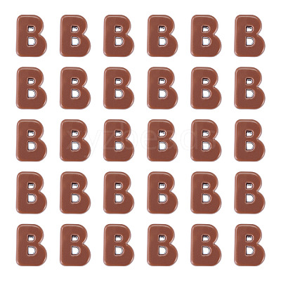 Opaque Acrylic European Beads OACR-TAC0019-006B-1