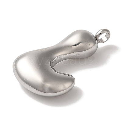 Non-Tarnish 304 Stainless Steel Pendants STAS-M017-08P-12-1